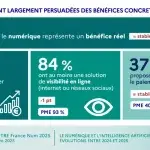 Graphiques et statistiques du barometre numerique 2025 pour TPE et artisans