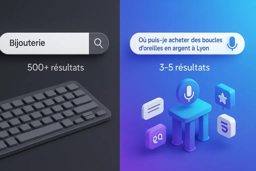 comparaison recherche textuelle vocale différences