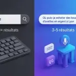 comparaison recherche textuelle vocale différences