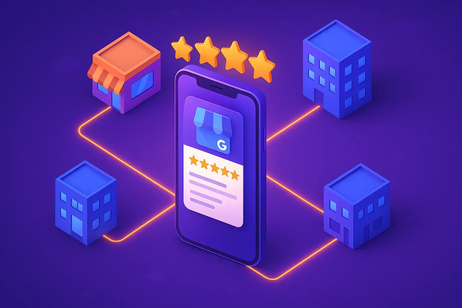 Illustration Google My Business - Visibilité locale