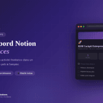 tableau de bord notion freelance