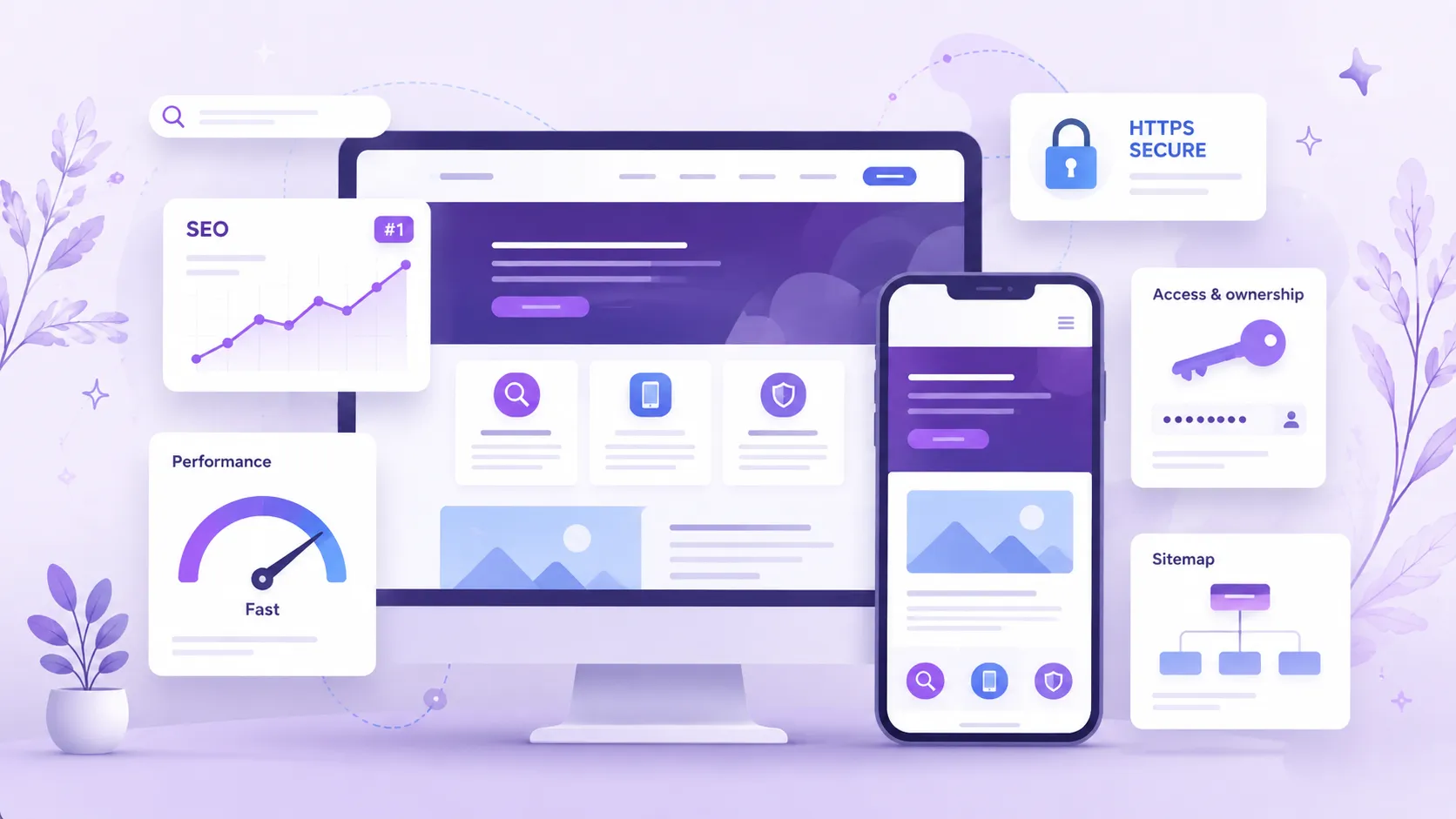 Éléments SEO mobile sécurité et accès à vérifier dans un devis de site web